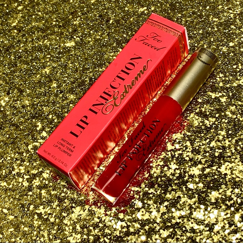 ๐ฃ๐24 HOUR SALE๐๐ฃToo Faced Lip Injections โStrawberry Kissโ BNIB - Picture 6 of 8